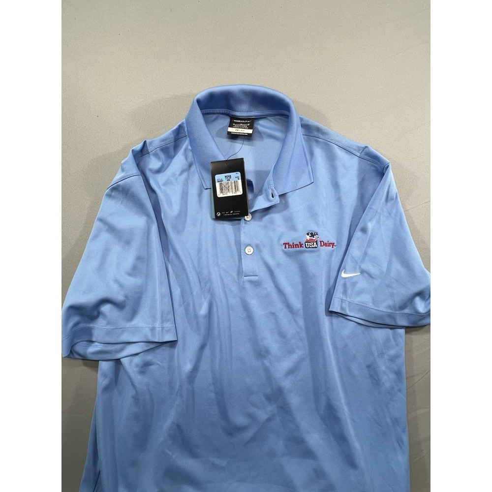 NWT Nike Golf Polo‎ US Dairy Dairy Patch Size Med